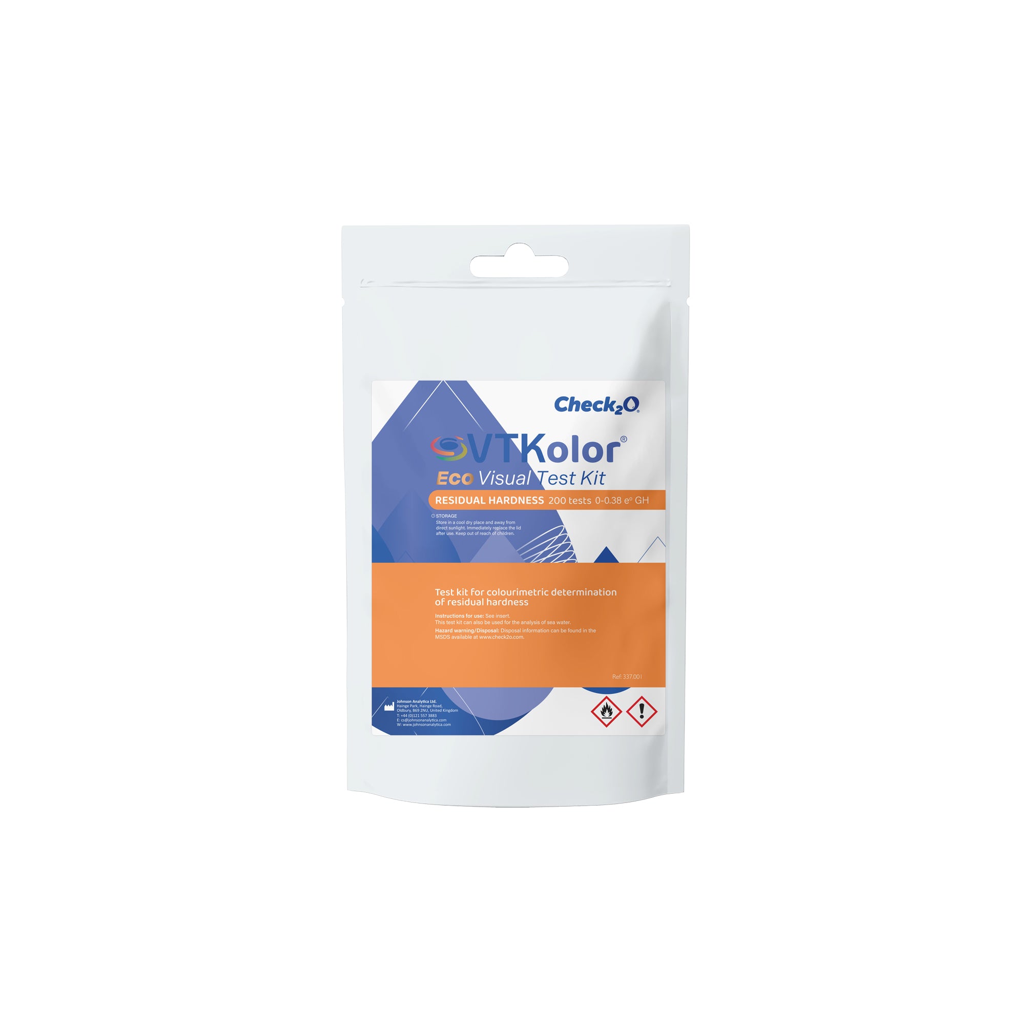 Check₂O VTKolor® Eco Residual Hardness