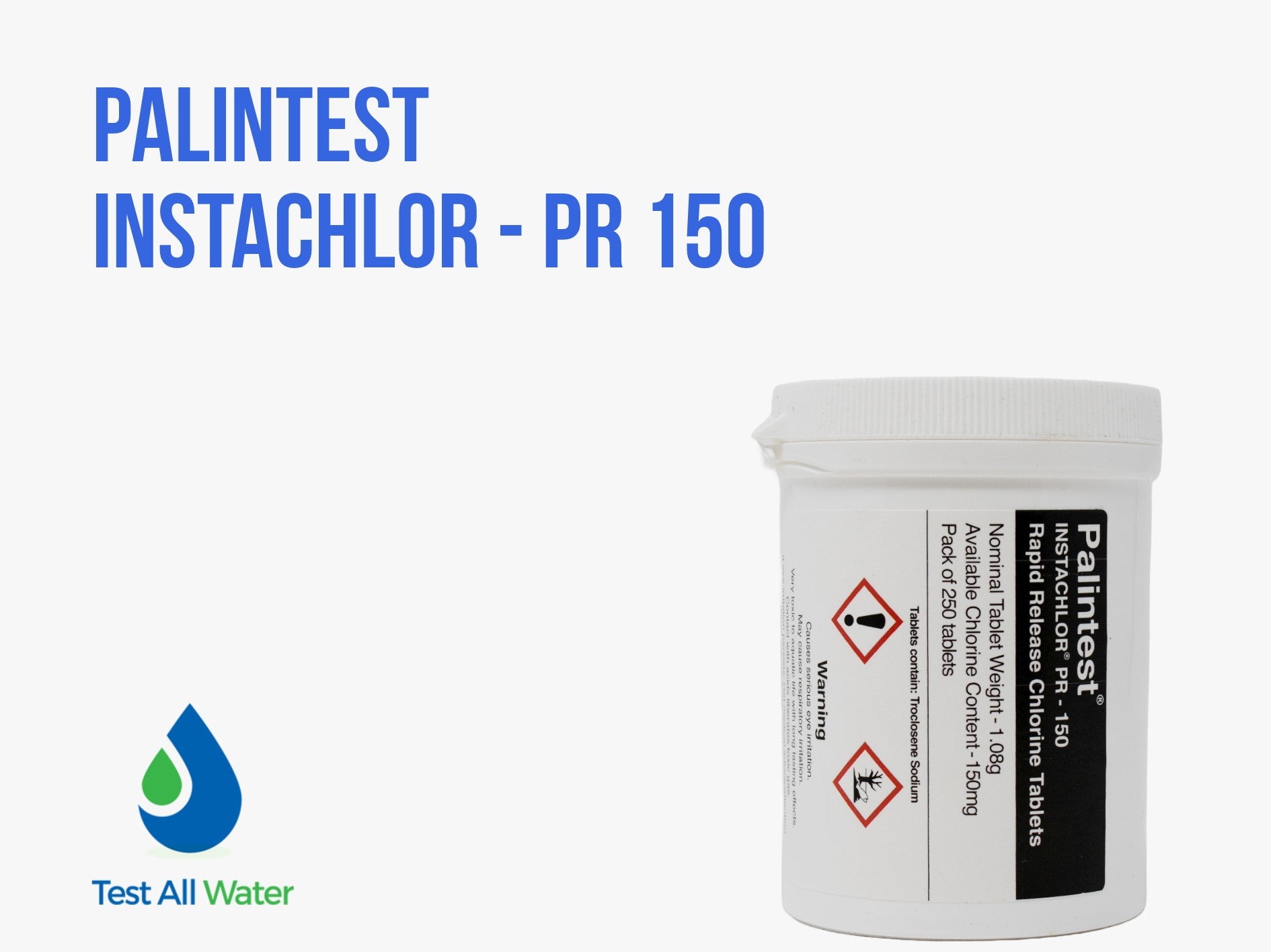 Palintest Instachlor - PR 150 (250 mg)
