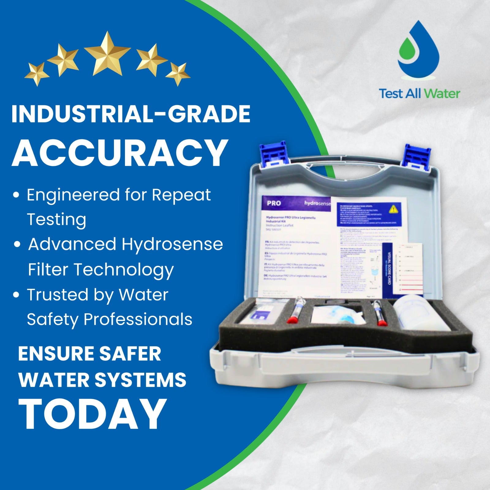 Hydrosense PRO Ultra Legionella Industrial Kit