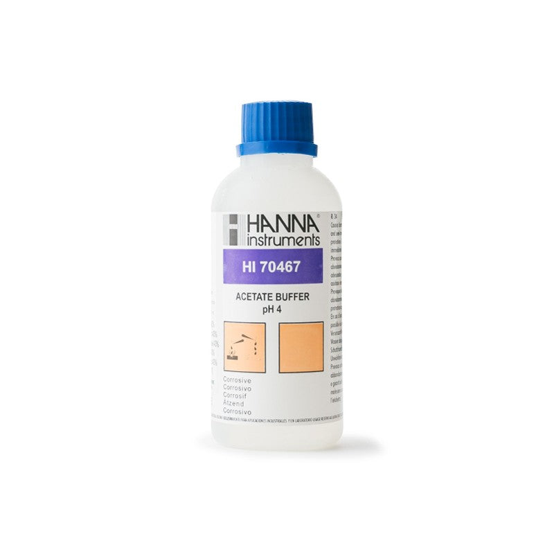 Hanna Instruments HI-70467 Acetate Buffer pH 4.18, 230ml