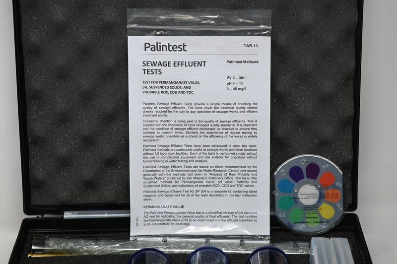 Palintest Sewage Effluent Kit