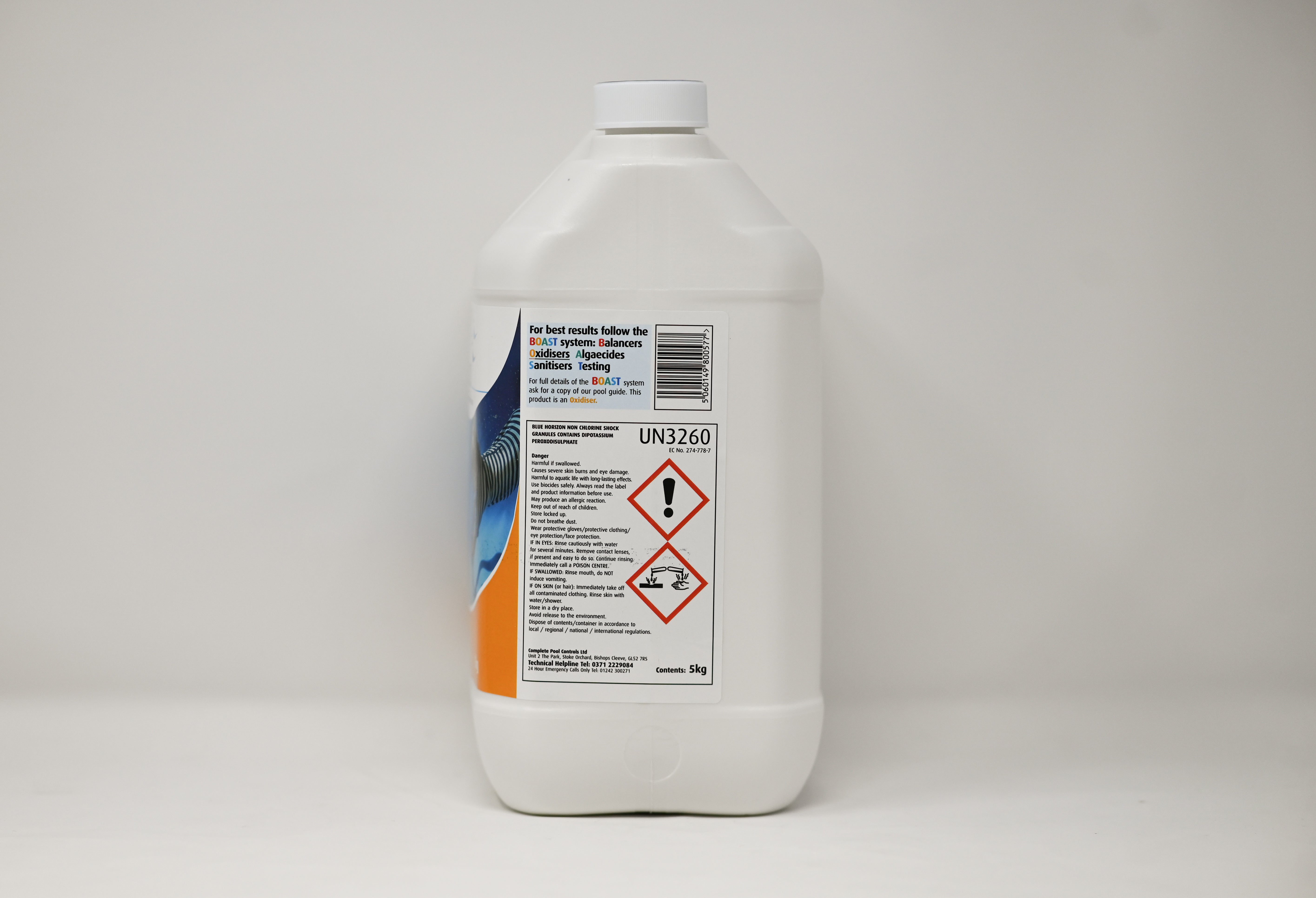 Blue Horizons Non Chlorine Shock 5kg - Use NCLSHOCK5OL as alternative