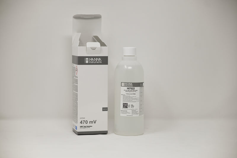 Hanna Instruments ORP test solution, 470mV, 500 mL bottle