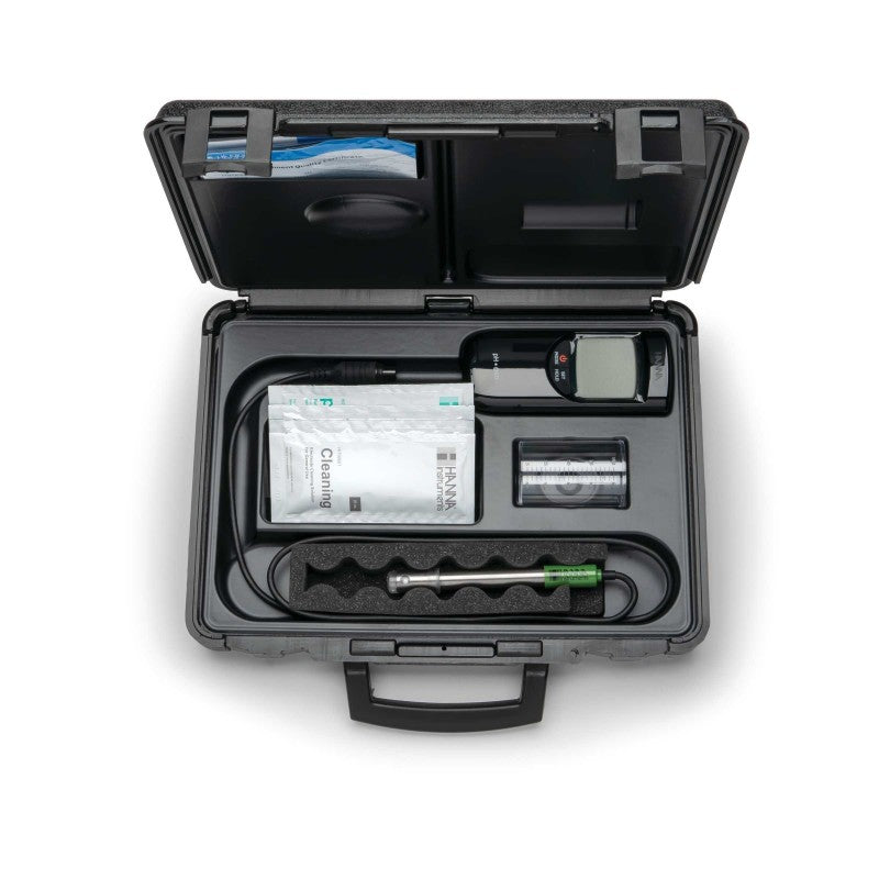 Hanna Instruments HI-991003 Extended Range pH Meter with pH/ORP electrode & °C sensor