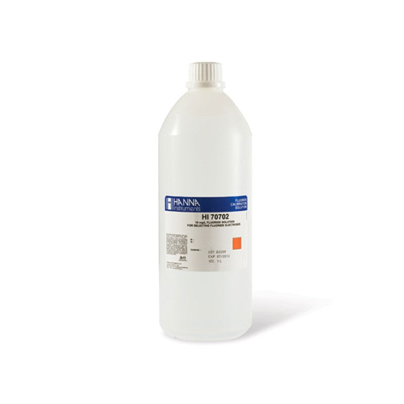 Hanna Instruments HI-70702/1L Fluoride standard solution - 10 mg/L, 1 Litre
