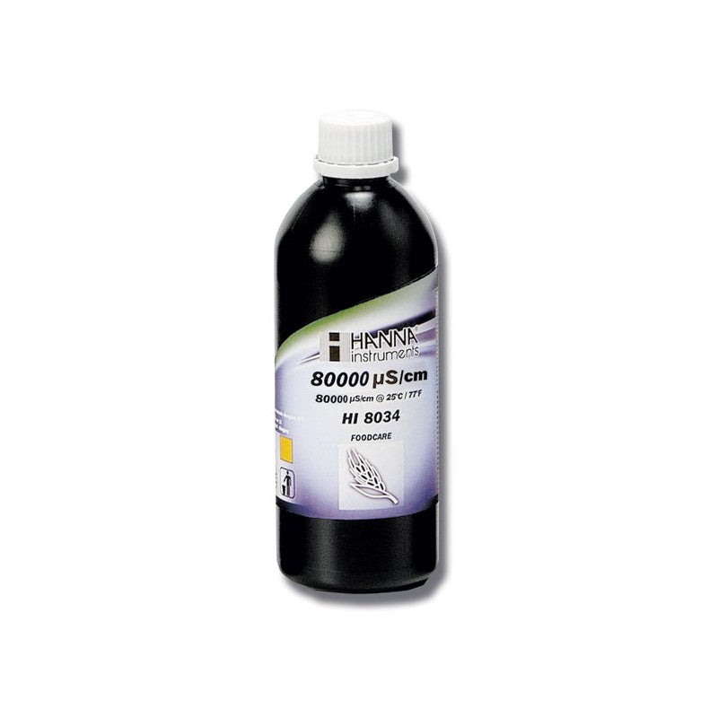 Hanna Instruments HI-8034L Foodcare Conductivity Solution - 80 000uS/cm