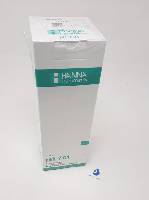 Hanna Instruments-7007C Green coloured Buffer Solution 7.01 pH Value at 25°C, 500 mL bottle