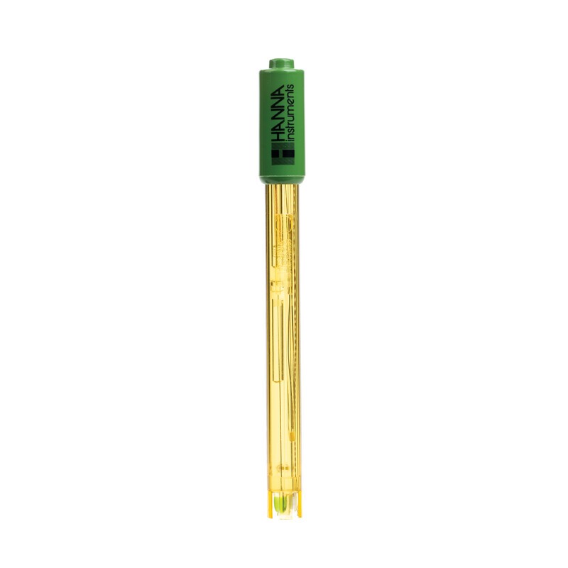 Hanna Instruments HI-1230Y pH and temperature Gel filled PEI Body electrode with BNC and RCA Connector