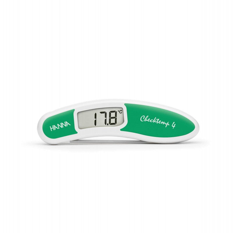 Hanna Instruments HI-151-4 Checktemp4® High accuracy green folding thermometer