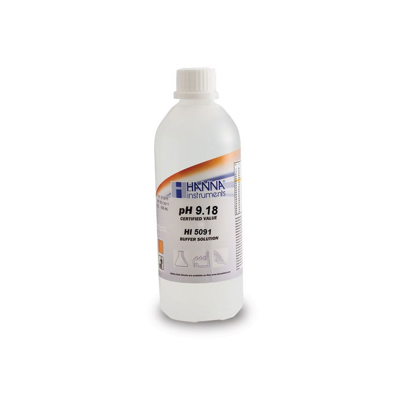 Hanna Instruments HI-5091 pH9.18 Technical Buffer Solution, 500ml
