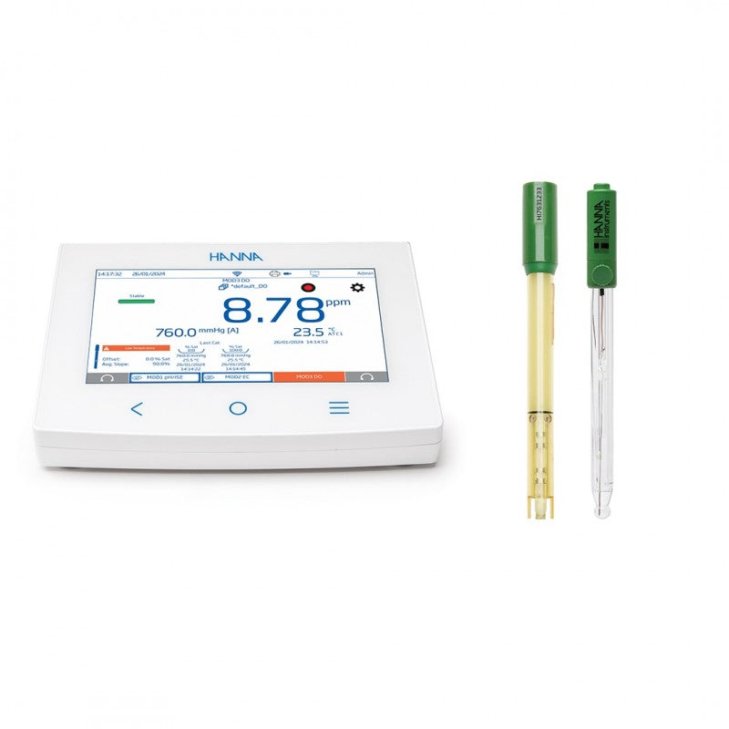 Hanna Instruments HI-6522 pH/ORP/ISE + EC Multiparameter Modular Benchtop Meter