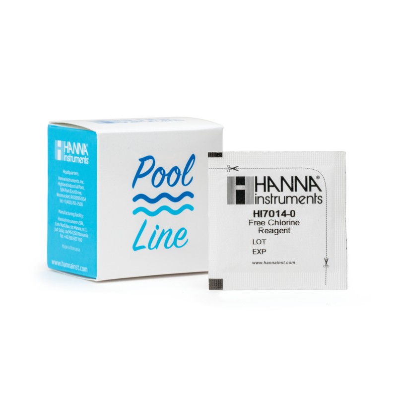 Hanna Instruments HI-7014-25 Pool Line Free Chlorine, 25 tests