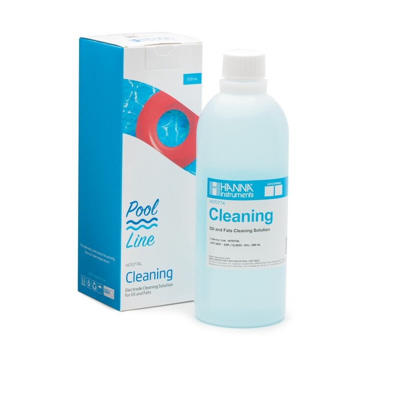 Hanna Instruments HI-70774L Pool Line Cleaning Solution for Oils and Lotions 500ml bottle