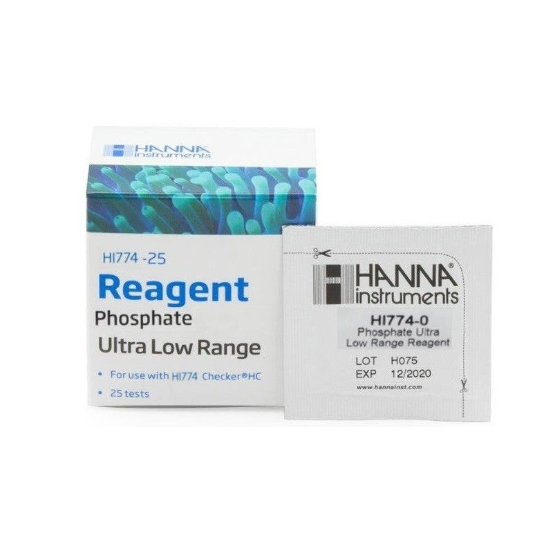 Hanna Instruments HI-774-25 Reagents for HI-774 Marine Phosphate ULR Checker