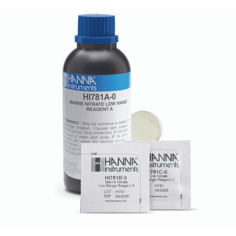 Hanna Instruments HI-781-25 Marine Low Range Nitrate reagents, 25 tests