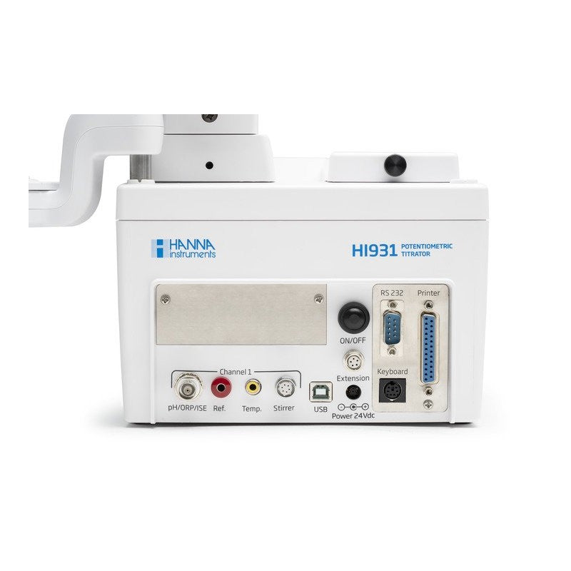 Hanna Instruments HI-931 Automatic Potentiometric Titrator with pH, mV & ISE