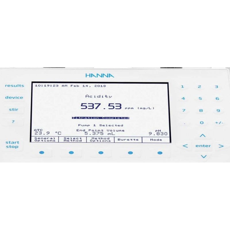 Hanna Instruments HI-932C2-02 Automatic Potentiometric Titration Systems (pH/mV/ISE)