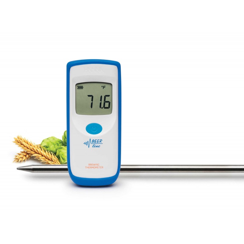 Hanna Instruments HI-935012 Portable Beer Thermometer with 1m Probe