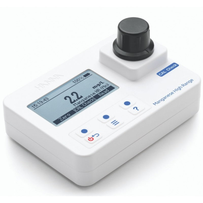 Hanna Instruments HI-97709 Portable Photometer for Manganese - High Range