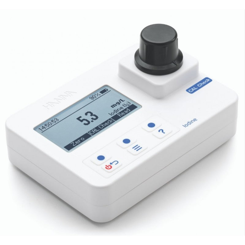 Hanna Instruments HI-97718 Iodine photometer: range 0.0 to 12.5 mg/L (ppm)