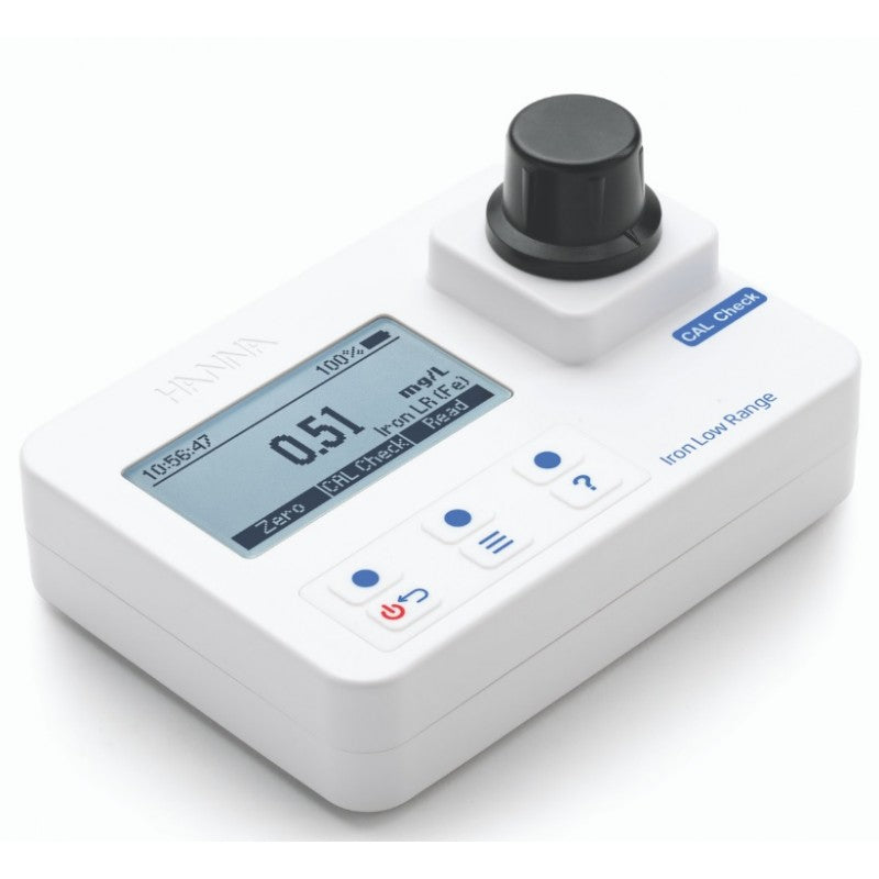 Hanna Instruments HI-97746 Iron  LR: Range photometer:  Range 0.00 to 1.60 mg/L