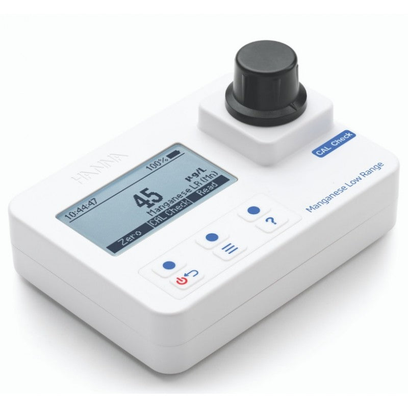Hanna Instruments HI-97748 Manganese LR photometer: Range 0 to 300 ug/L