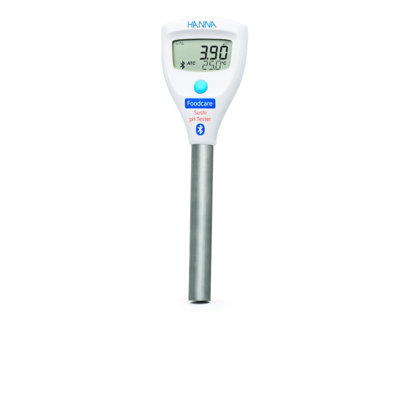 Hanna Instruments HI-9810352 HALO2 Wireless pH Tester for Sushi with built-in electrode