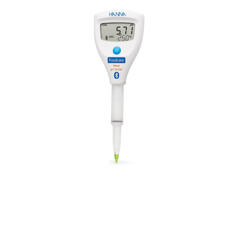 Hanna Instruments HI-9810362 HALO2 Wireless pH Tester for Meat with built-in electrode