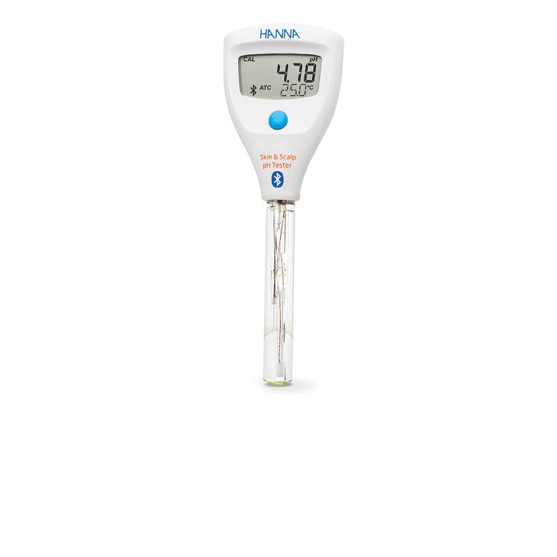 Hanna Instruments HI-9810372 HALO2 Wireless pH Tester for Skin & Scalp with built-in electrode