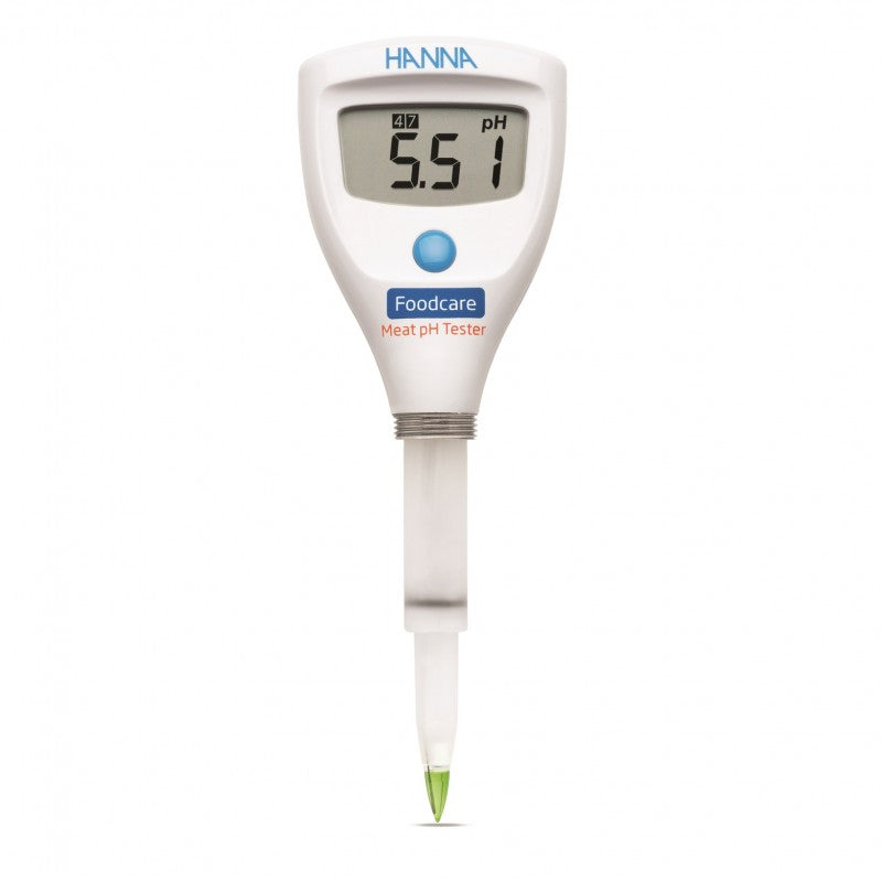 Hanna Instruments HI-981045 pH Tester for Meat with built-in Specialised Electrode, Compatible with FC097 Meat Blade
