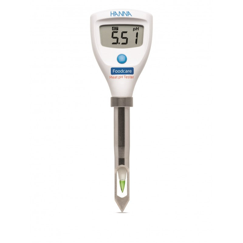 Hanna Instruments HI-981045 pH Tester for Meat with built-in Specialised Electrode, Compatible with FC097 Meat Blade