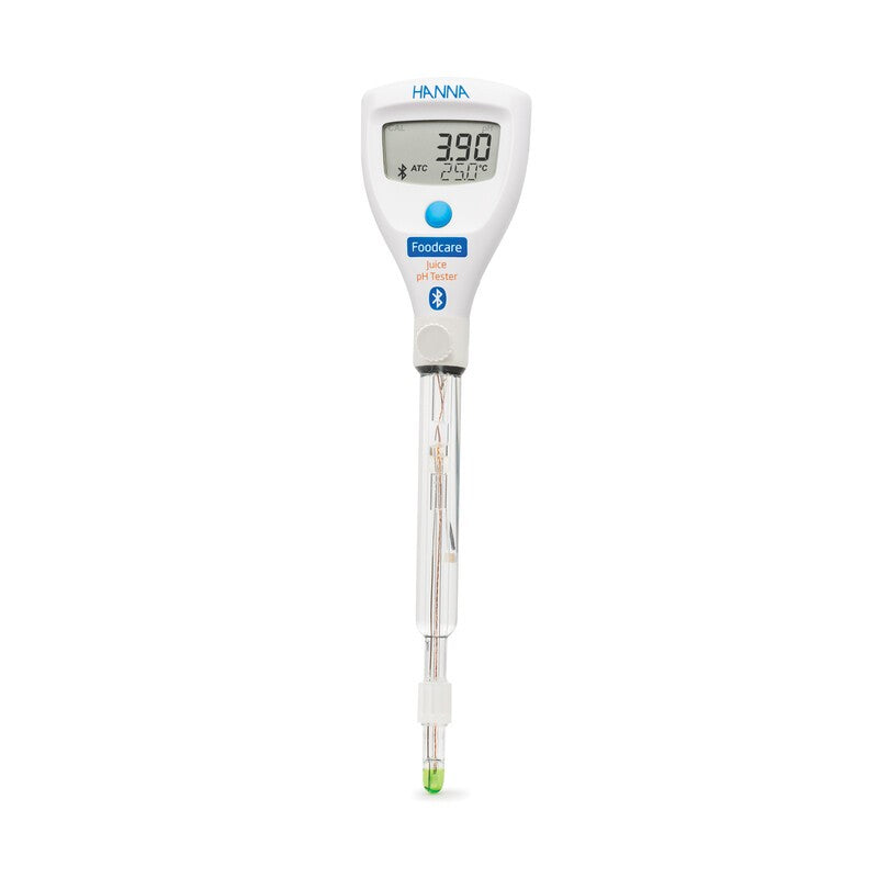 Hanna Instruments HI-9810472 Halo2 Wireless Refillable pH Tester for Juice