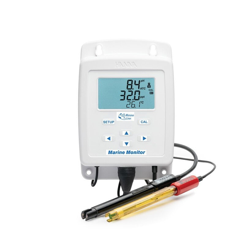 Hanna Instruments HI-981520 Marine Monitor for pH, EC, Marine Salinity and Temperature