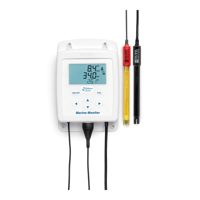 Hanna Instruments HI-981520 Marine Monitor for pH, EC, Marine Salinity and Temperature