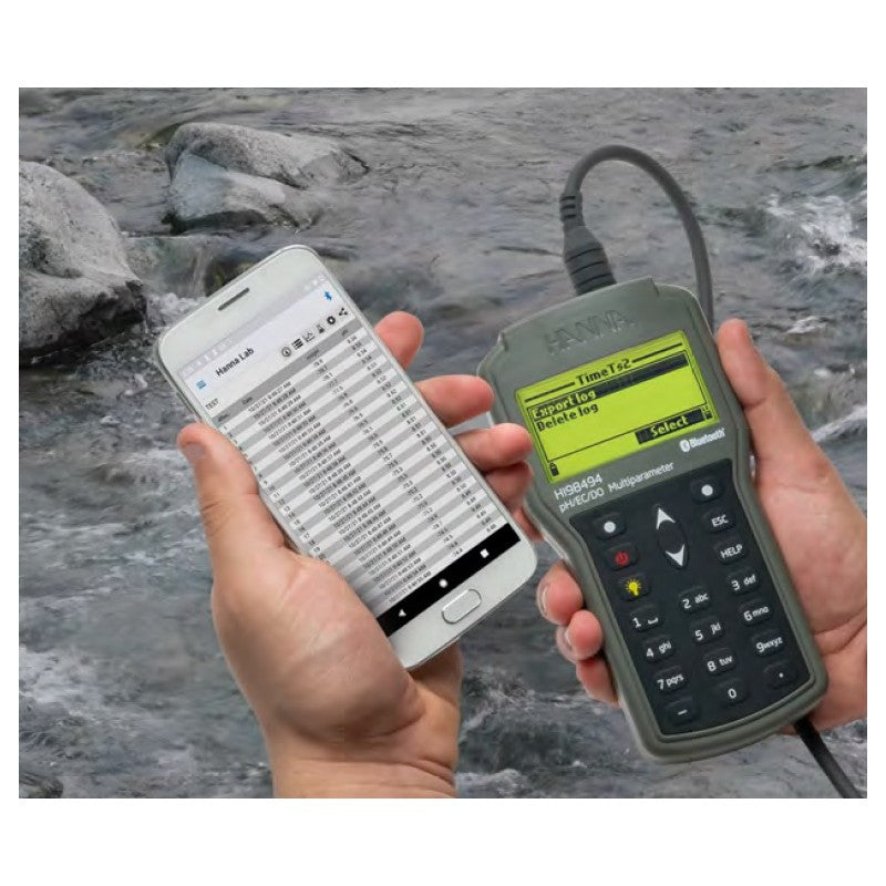 Hanna Instruments HI-98494 Multiparameter Bluetooth pH/EC/OPDO Meter