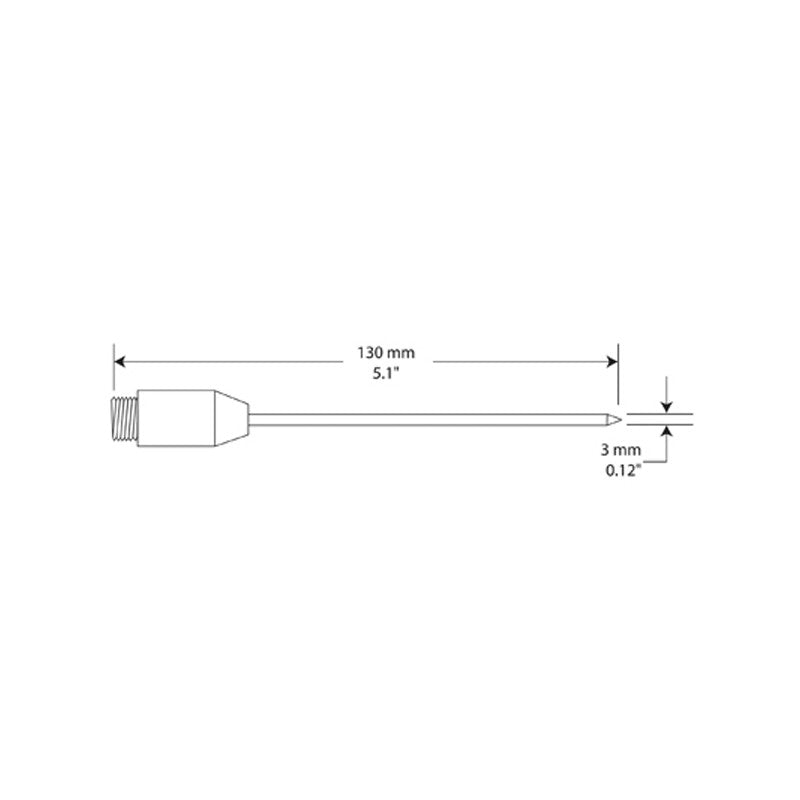 Hanna Instruments HI-98517-13 Key® pocket thermometer °C Interchangeable probe, 130mm