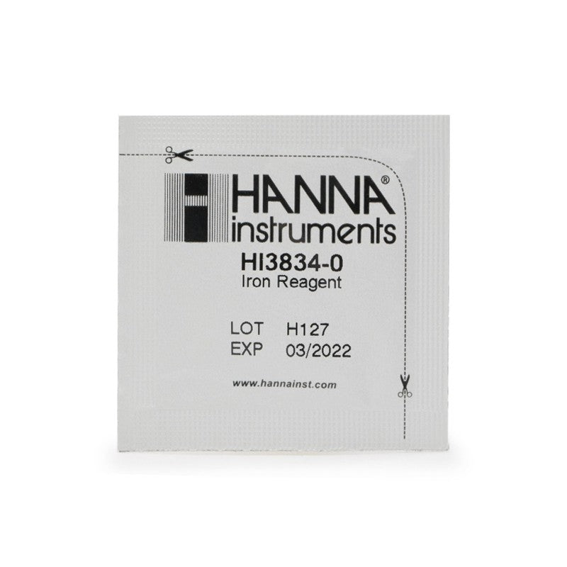 Hanna Instruments HI-38039-100 Replacement reagents for Iron checker Disc, (Fe2+ & Fe3+) - Range (0.00-1.00 mg/L)