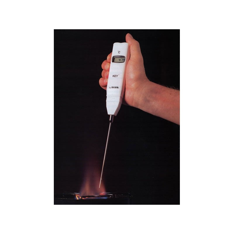 Hanna Instruments HI-98517-30 K-type thermocouple temperature probe for KEY® pocket thermometer, 320 mm