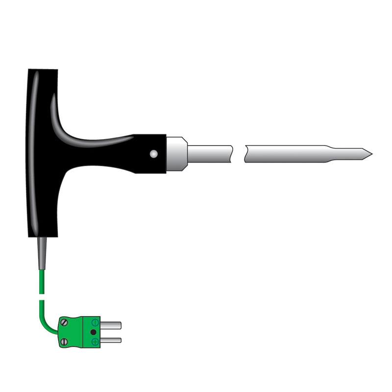 Long T-Shaped Penetration Probe (1, 1.4 or 2 m)