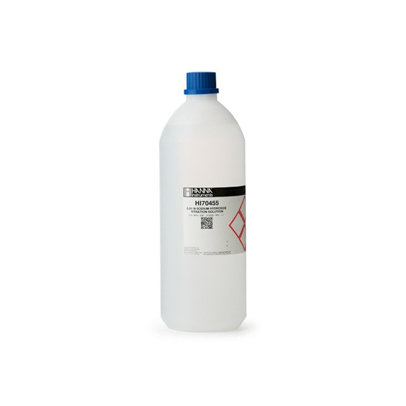 Hanna Instruments HI-70455 Sodium Hydroxide Solution  (0.01N), 1L