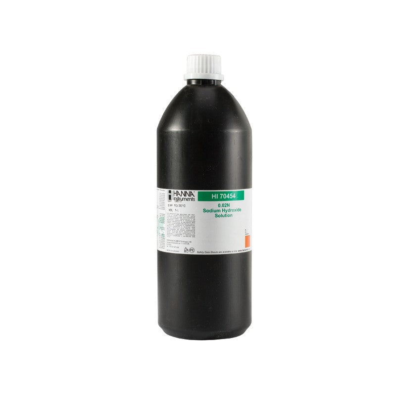 Hanna Instruments HI-70454 Sodium Hydroxide Solution, 0.02N, 1L