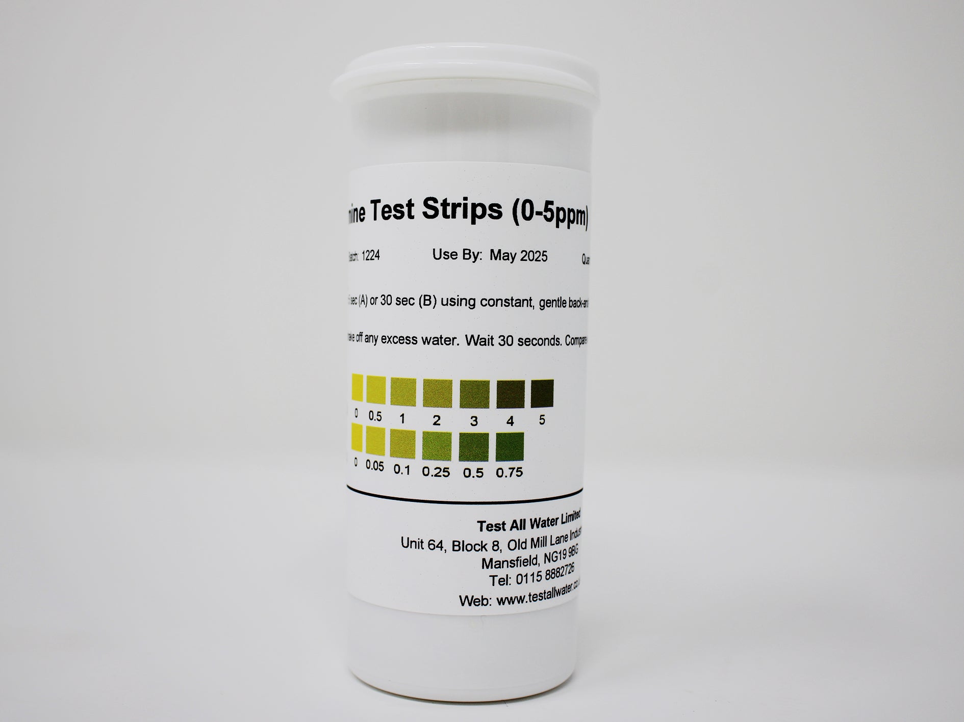 Bromine Test Strips [0-5ppm] (50Pk)