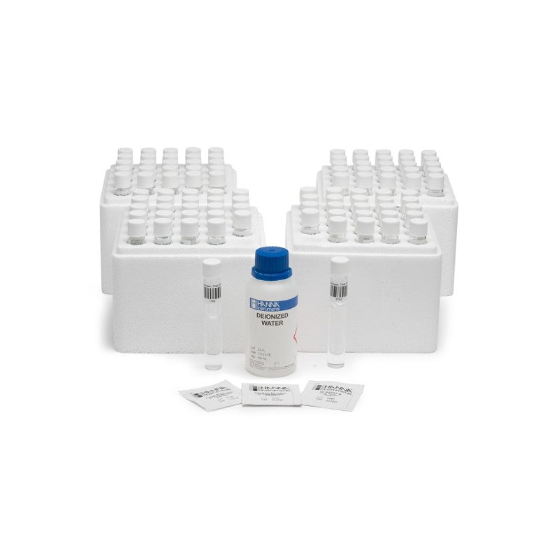 Hanna Instruments HI-94767B-50 Nitrogen Reagent, Total, High Range, Chromotropic Acid Method with Bar Code
