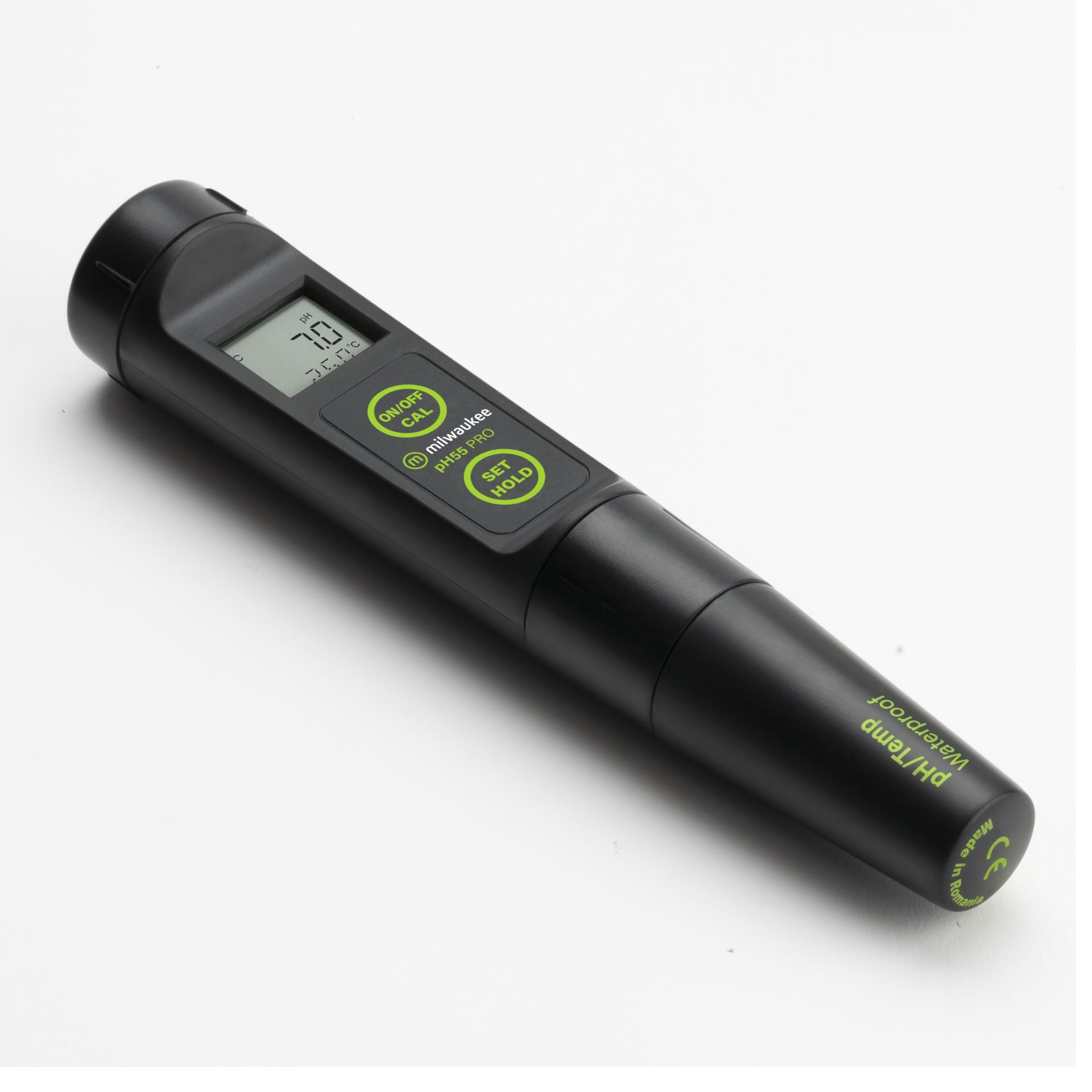 Milwaukee PH55 PRO Waterproof pH & Temperature Tester with ATC & a Replaceable Probe