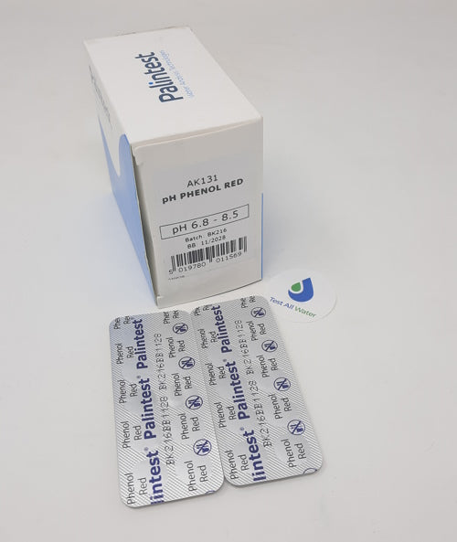 Palintest Phenol Red (pH) Comparator 250 Tablets