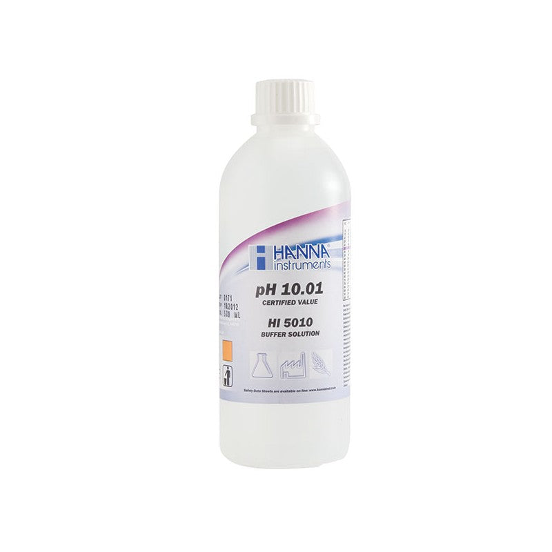 Hanna Instruments HI-5010 pH 10.01 Technical Buffer Solution (±0.01 pH), 500ml