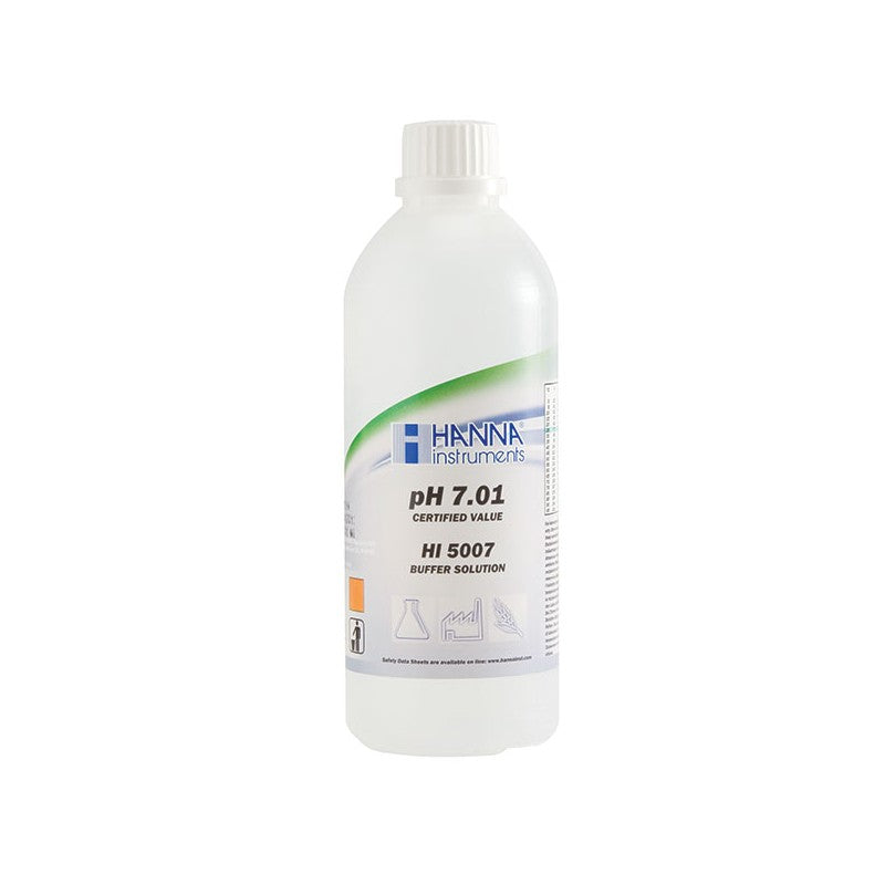 Hanna Instruments HI-5007 pH 7.01 Technical Buffer Solution (±0.01 pH), 500ml