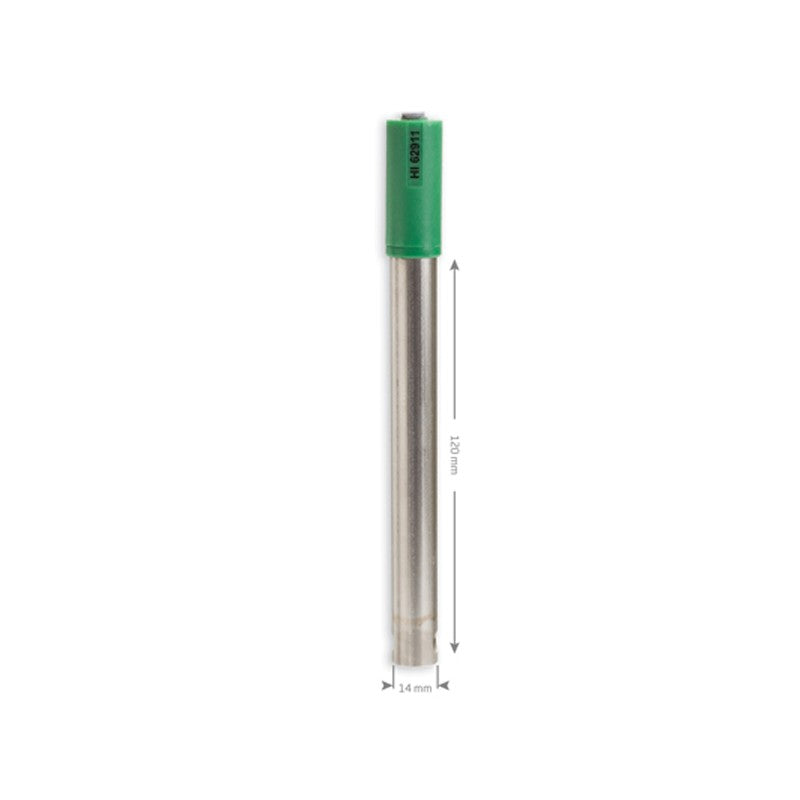 Hanna Instruments HI-62911D pH Electrode for Plating Baths, DIN connector