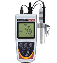 General purpose, double-junction, plastic-body “3-in-1” pH/Temperature combination electrode. (for pH 150, pH 450, PC 450)