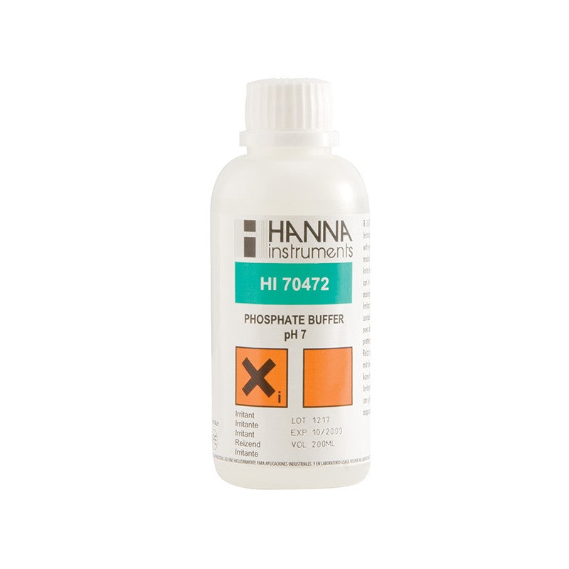 Hanna Instruments HI-70472 Phosphate buffer Solution, pH 7 (230 mL)